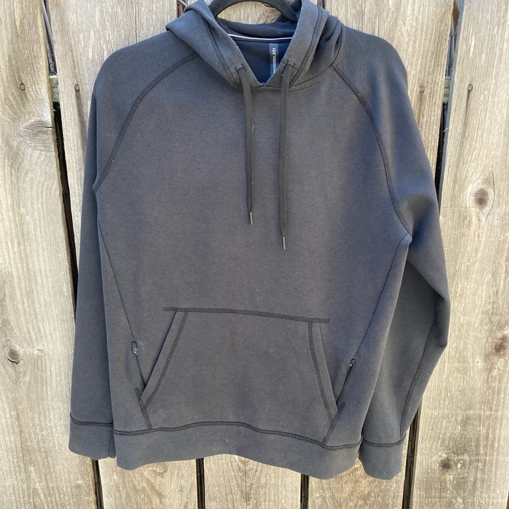 Men's Ten Thousand Hoodie Black Midweight Tech M Cotton PILLING Active Huckberry
